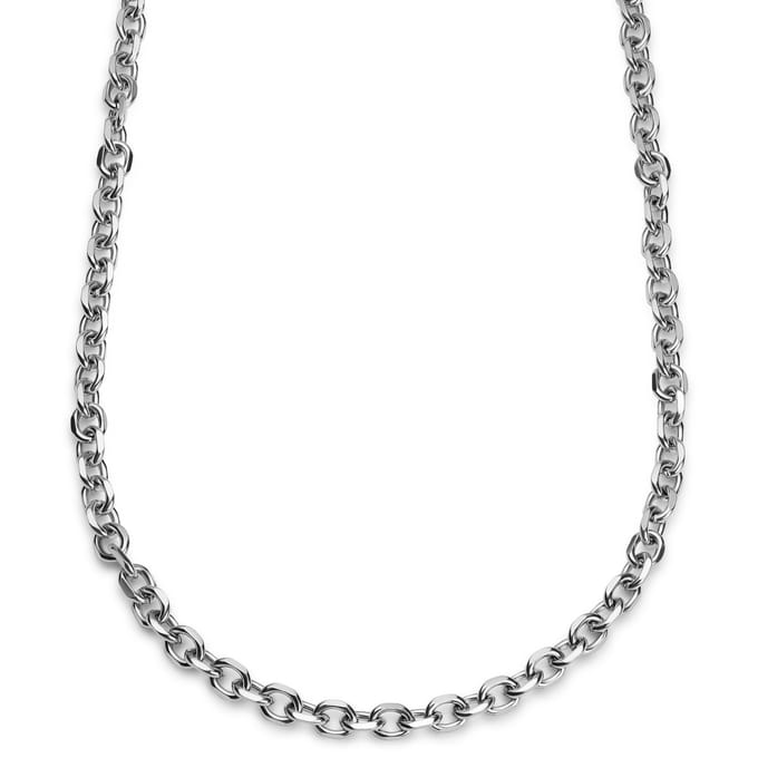 Essentials | 8 mm Zilverkleurige Ketting met Kabelschakels