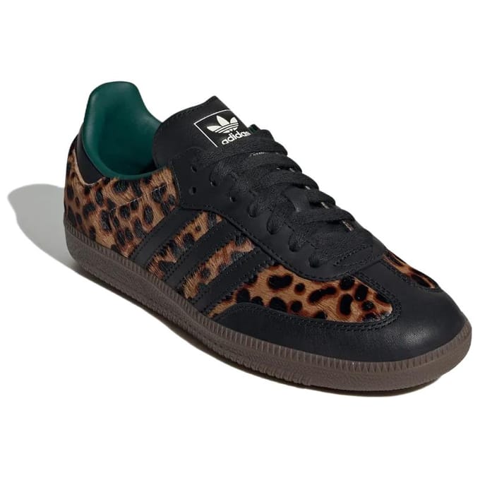 adidas Samba OG Cheetah Pack - Collegiate Green Dames Sneakers Bruin Core-Black Crème-Wit JI2735 36⅔ black