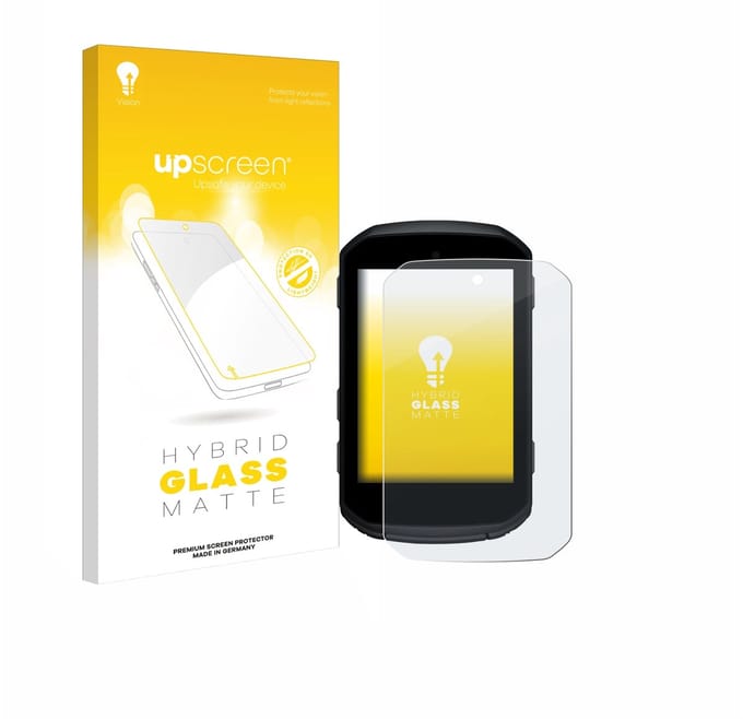 upscreen - Screenprotector voor Garmin Edge 850 / 550 - Folie Beschermfolie Beschermglas matte