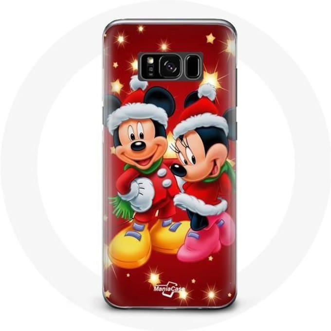 Coque - Maniacase - Samsung Galaxy S8 Plus - Mickey Mouse - Souple - Protection et décoration noir