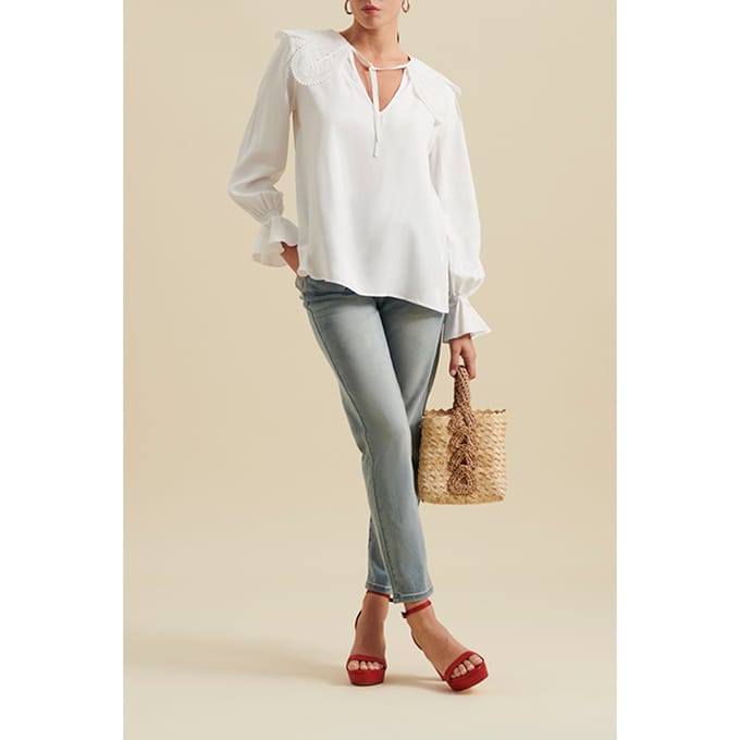 Anne Fontaine Oihan White Taglia: 42 | Magliette intime Outlet | Donna | Bianco