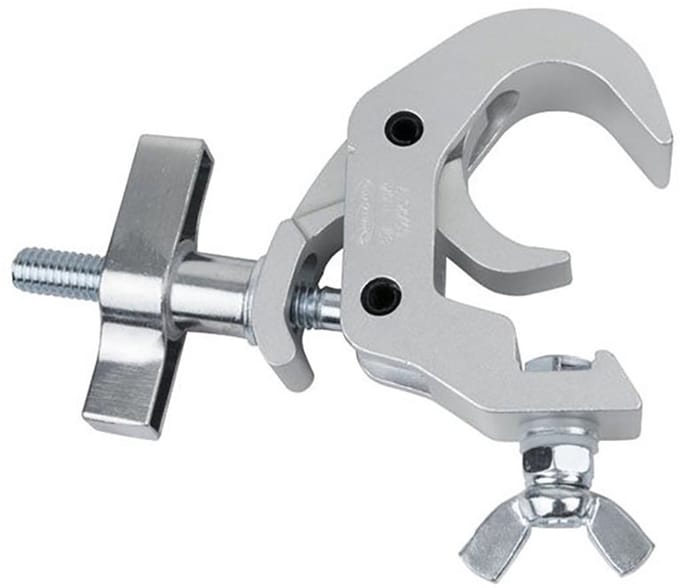 Showtec Fast Coupler Slimline 150 kg 50 mm zilver