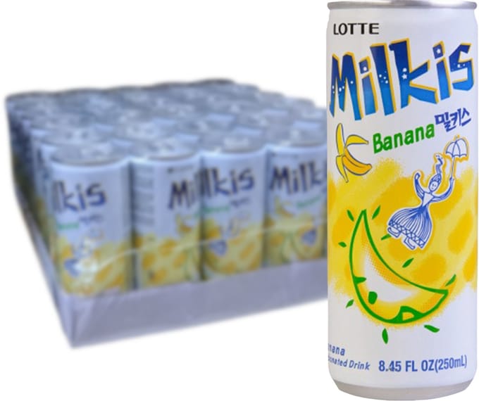 MILKIS - Frisdrank Banaan - 30 X 250 ML - Multipack