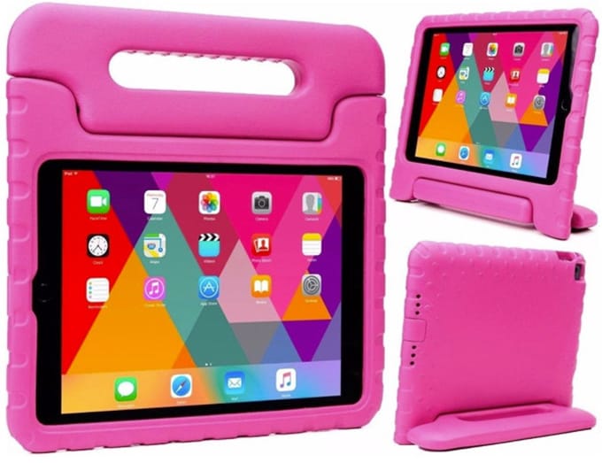 Casecentive Kidsproof Case iPad 10.2 2019 / 2020 / 2021 pink