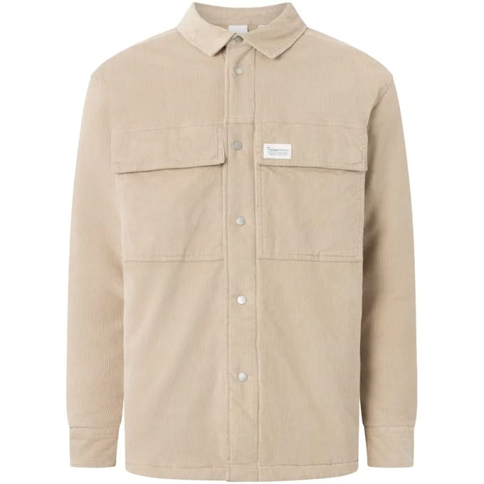 Katoenen Zachte Ribfluwelen Overhemden KnowledgeCotton Apparel