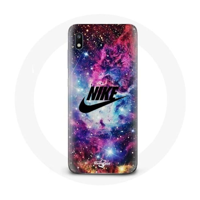 Coque pour Samsung Galaxy A10 Nike Logo Espace Coloré