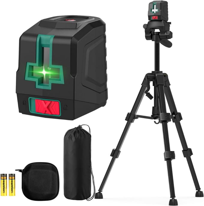 DailySupplies® Kruislijnlaser - Bouwlaser - Lijnlaser met Statief