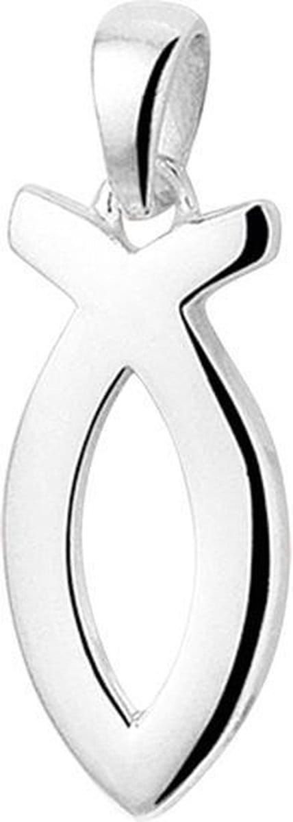 The Jewelry Collection Hanger Ichtus Visje - Zilver