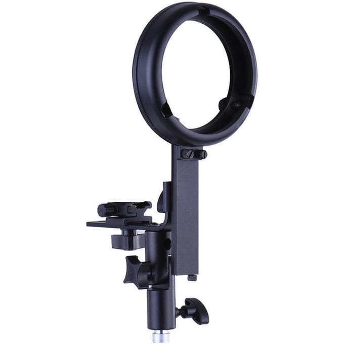 Speedlite Flitsbevestiging Met Bowens Mount Adapter Voor Softbox Paraplu Snoot black