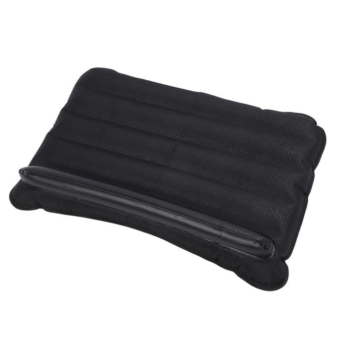 Opblaasbaar Laptopbureau Ergonomisch Waterbestendig Draagbaar Opblaasbare Reistafel om te Werken black