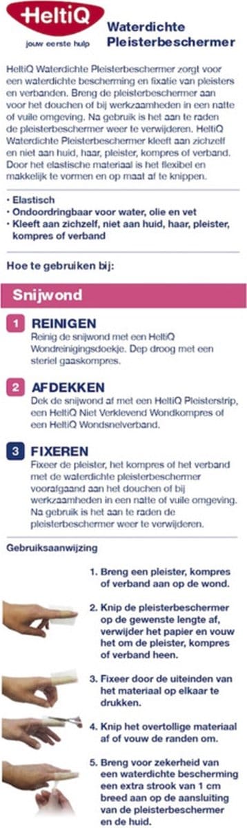 Heltiq Waterdichte pleisterbeschermer 1 Stuks