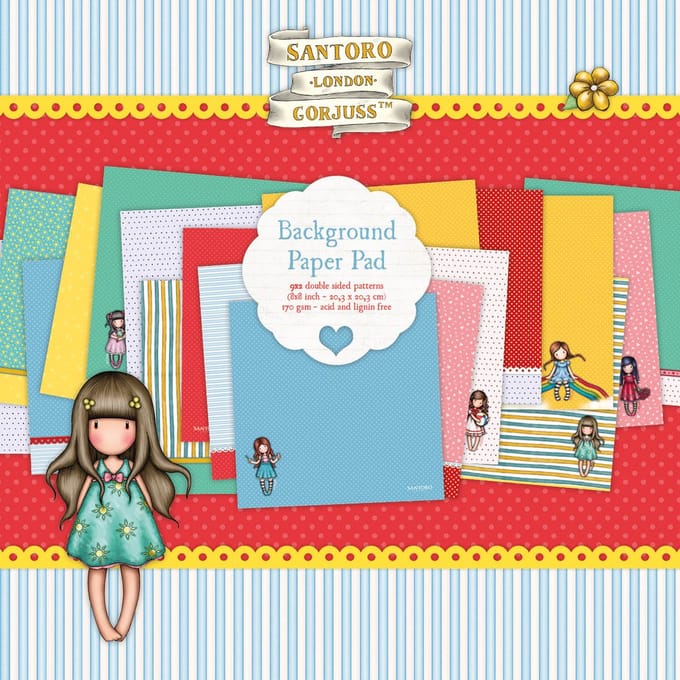 Gorjuss paper pad 20,3 x 20,3 cm - nr. 152