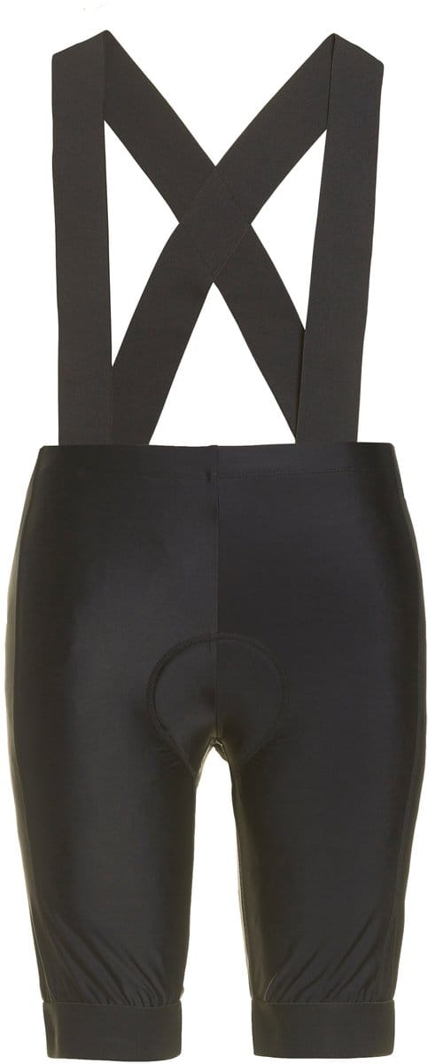 JAY-PI - Heren - 1/2-fietsbroek met bretels padding nauwsluitend - Zwart - Maat L