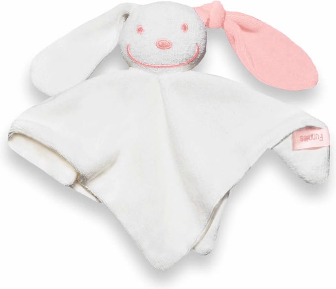 Funnies Knuffeldoekje Junior 23 Cm Polyester Wit/roze