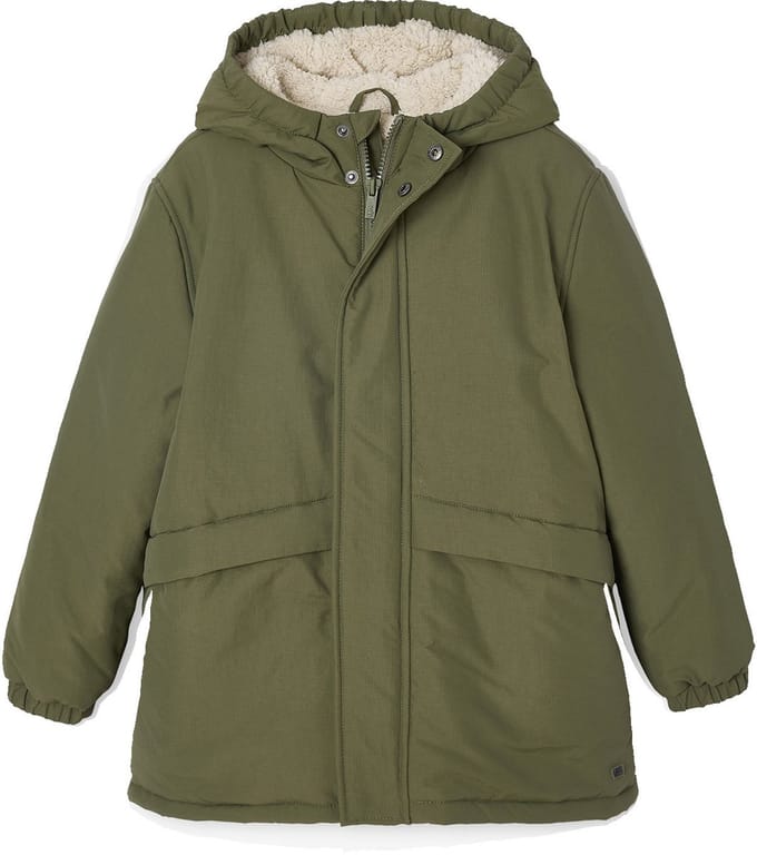 Vertbaudet Parka met capuchon en sherpavoering voor jongens
