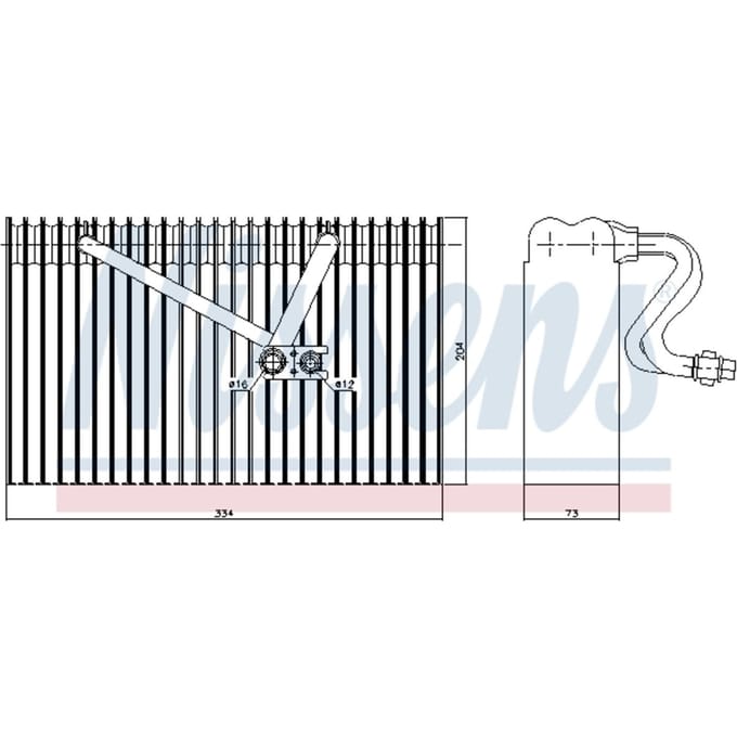 Verdamper, airconditioning NISSENS 92168