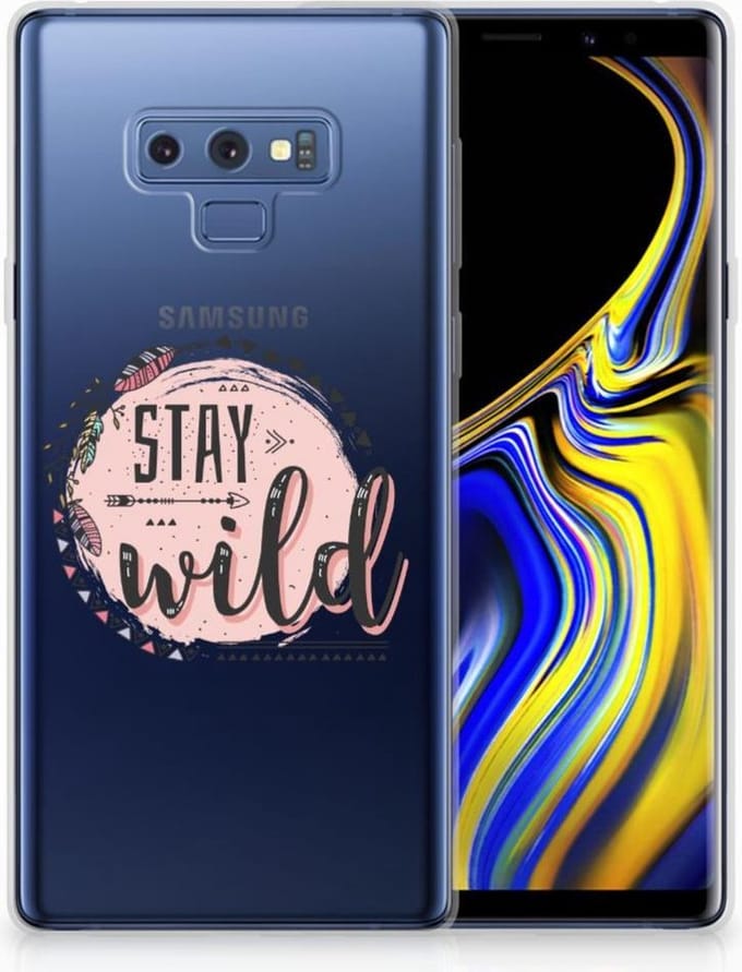 Samsung Galaxy Note 9 Telefoonhoesje met Naam Boho Stay Wild