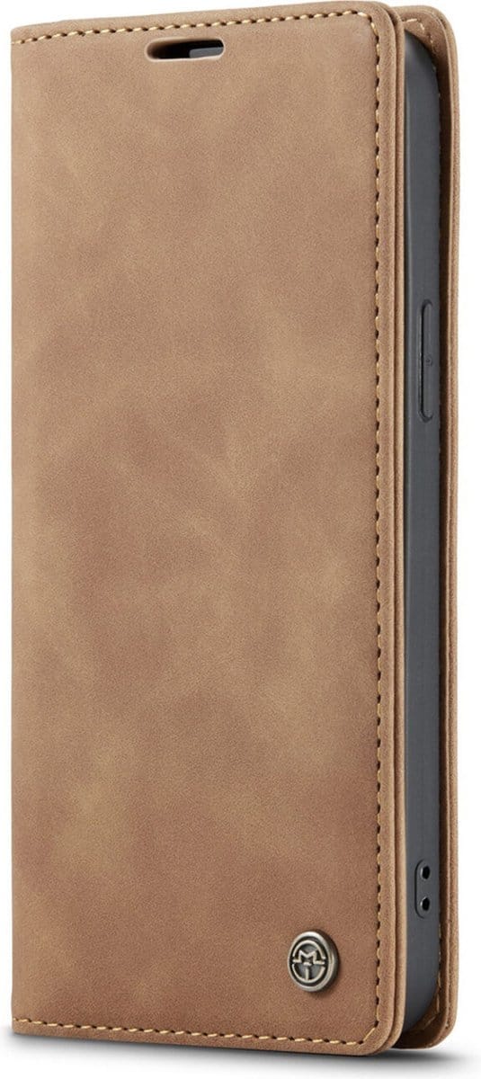 Caseme - Bookcase Beige - Apple Iphone 14 Hoesje
