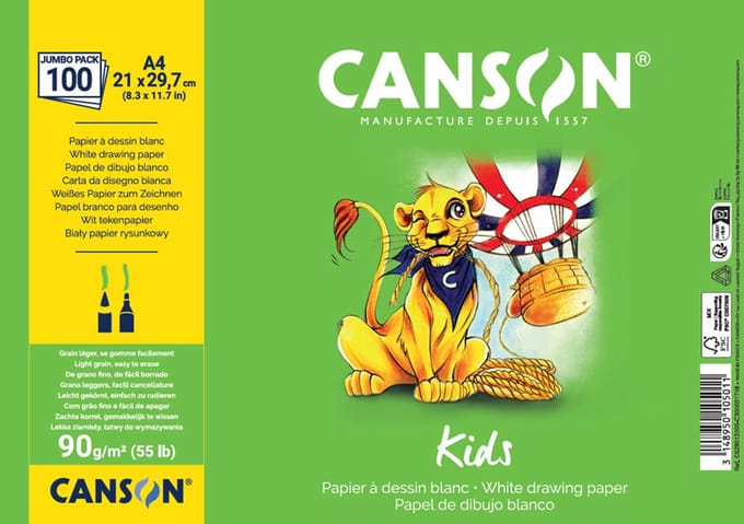 CANSON tekenpapier Kids A4 90 g/m²