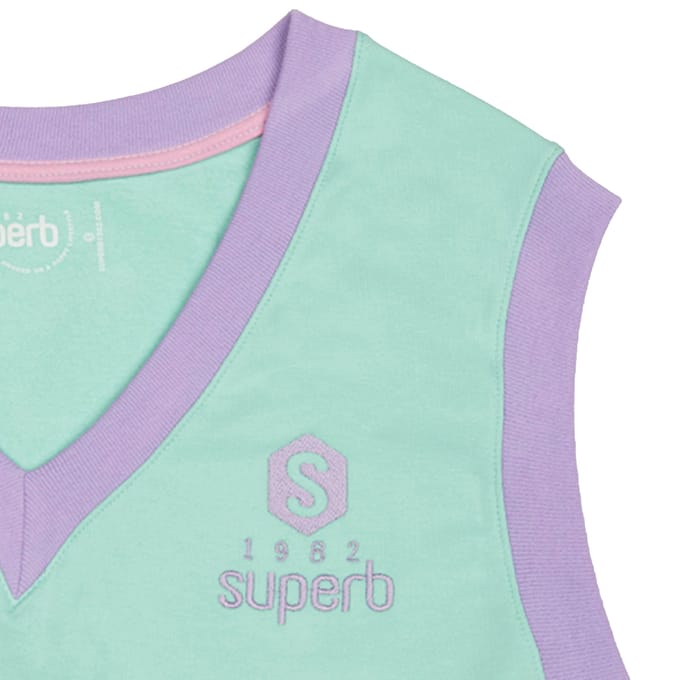 Be Happy RSC-S2101 Dames V-hals mouwloze top