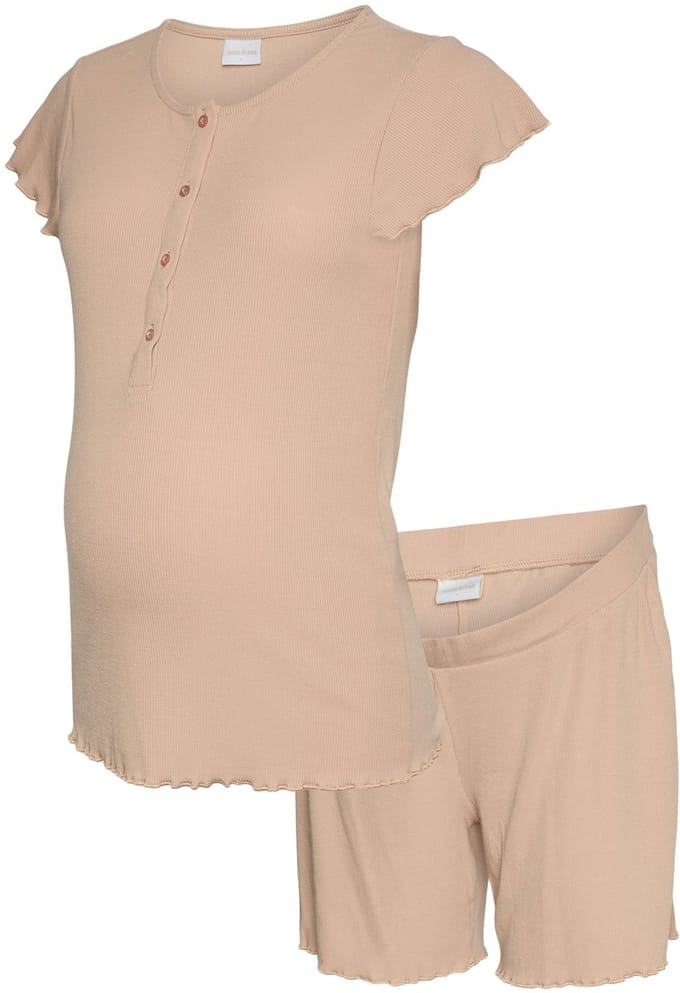 MAMALICIOUS - MLLAMIE LIA CAP JRS PYJAMAS 2F - Dames - Pyjamas