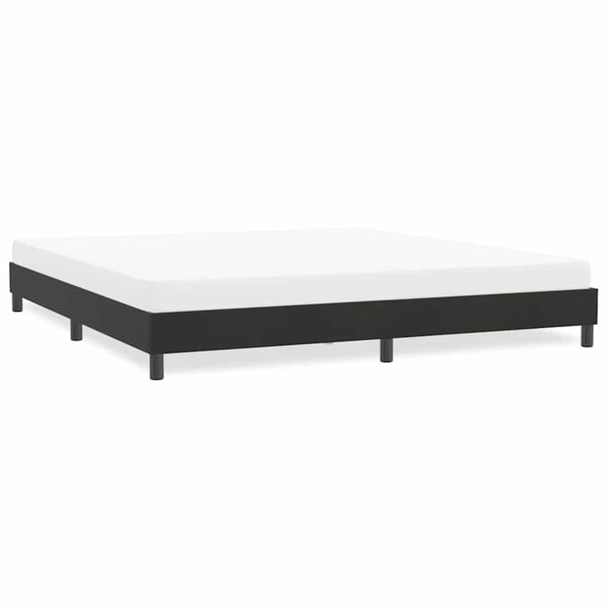 vidaXL - Bedframe - zonder - matras - 180x210 - cm - fluweel - zwart