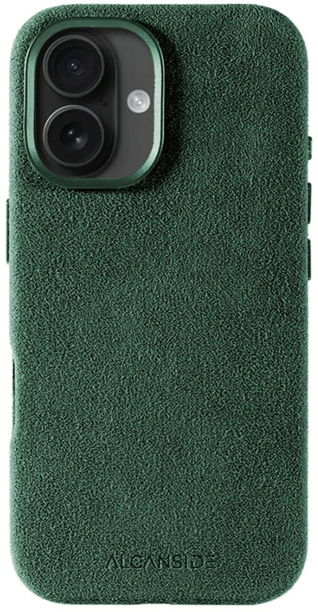 iPhone 16 - Alcantara Case - Midnight Green