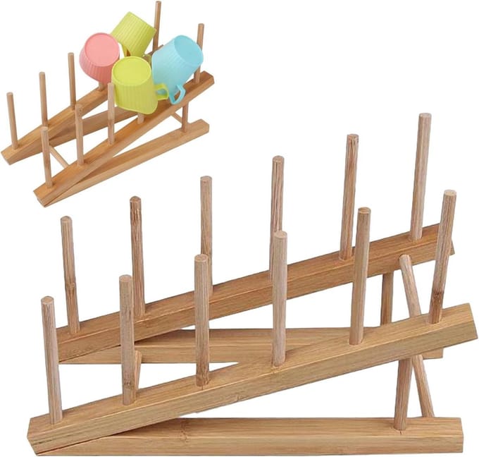 Houten Puzzelrek - Display Stand - Puzzels Presenteren - Dubbele Structuur - 32 x 22 cm - Natuurlijk Hout