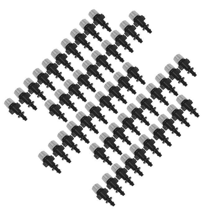 Lot de 50 buses de brumisation pour système d'irrigation goutte à goutte de jardin XL gray