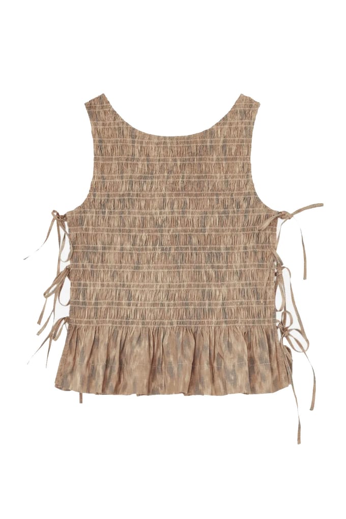 Ganni Boven Beige