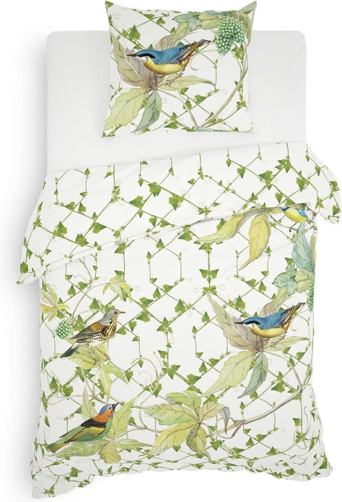 Heckett & Lane Gilbert Dekbedovertrek - Eenpersoons - 140x200/220 cm - White