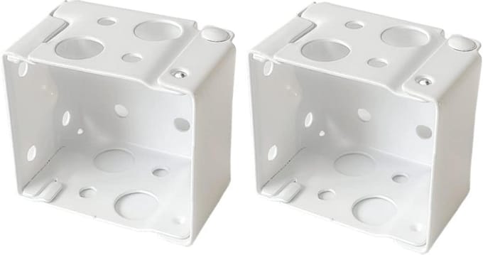 Montagebeugel voor jaloezieën 1-1/2 inch - wit