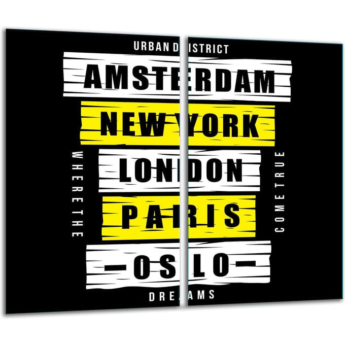 TMK ArtDeko - Snijplank - Glas - 30x52 cm - Inductie