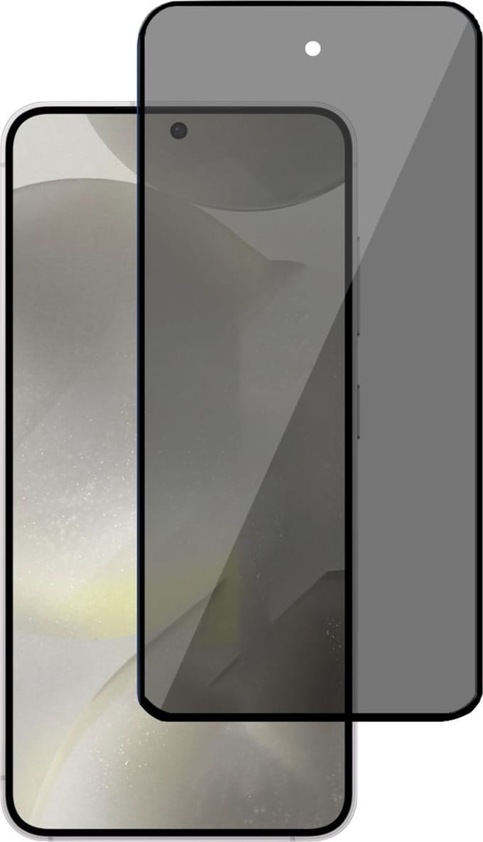 Privé Screenprotector geschikt voor Samsung Galaxy S24 Plus - Privacy Beschermglas - Privacy Proteqt+