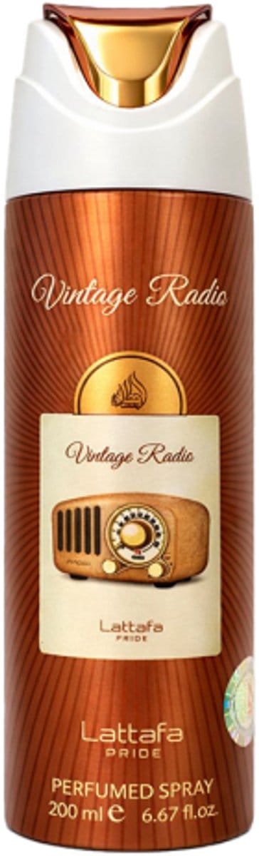 Lattafa Vintage Radio Deodorant - 200 ml