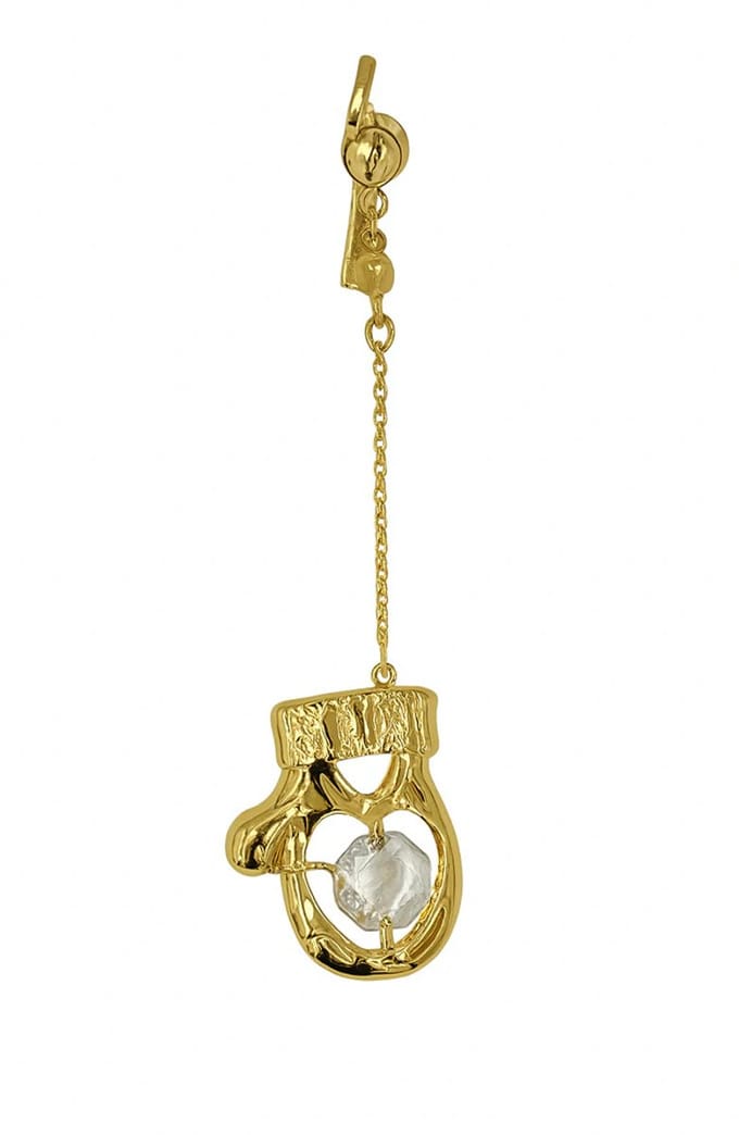 Snowman 24k goud verguld Met Swarovski kristallen