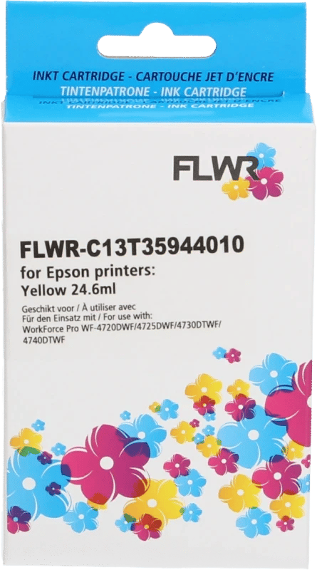 FLWR - Cartridges / Epson 35XL / geel / Geschikt voor Epson