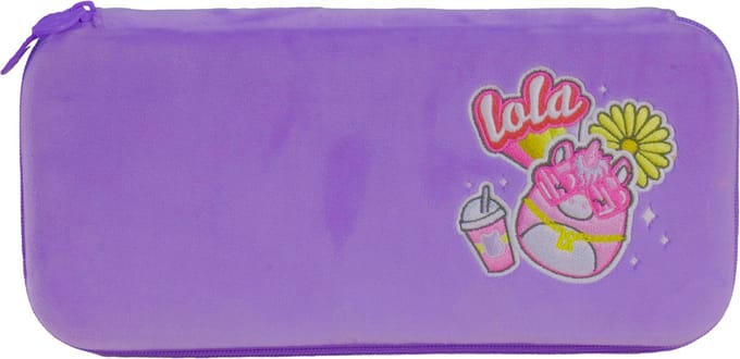 Squishmallows - Switch 2 beschermcase - Lola the Unicorn - pluche - met opbergvakken