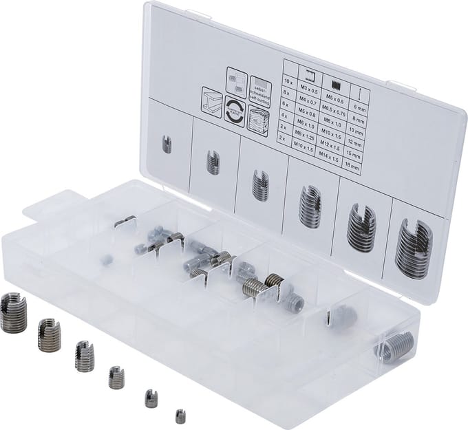 BGS Draadbussen-Assortiment zelfsnijdend 32-delig - 6845