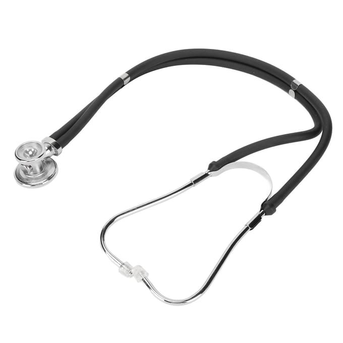 Dubbel Hoofd Stethoscoop Aluminiumlegering Multifunctioneel Duidelijke Overdracht Lichtgewicht Foetale Hart white
