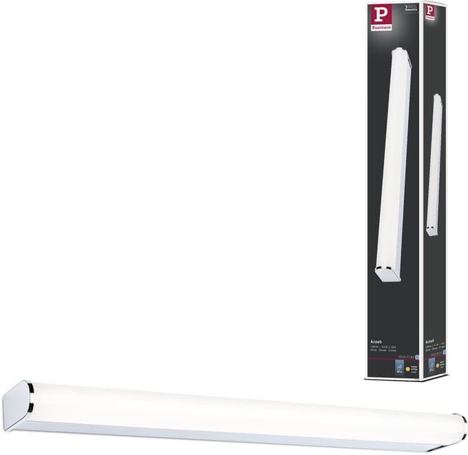 Paulmann Arneb LED-lamp voor vochtige ruimte LED LED vast ingebouwd 12.5 W Warmwit Chroom