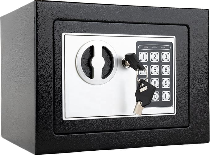 Elektronische Digitale Kluis (Zwart)