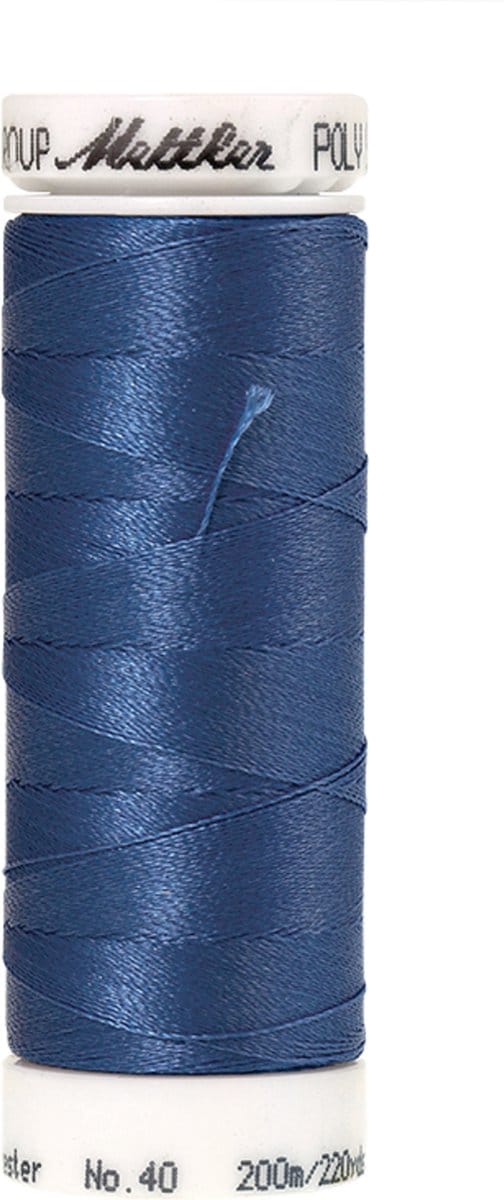 Mettler borduurgaren - Blauw - Nr 3620 - Polysheen - 200 meter