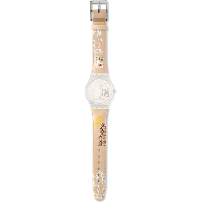 Swatch Plastic - Originals Medium (34mm) /Access/Solar/Musicall/Stop - G/SK/SL/SR/SS/SO28 AGM153 GM153 Nefertiti Horlogeband
