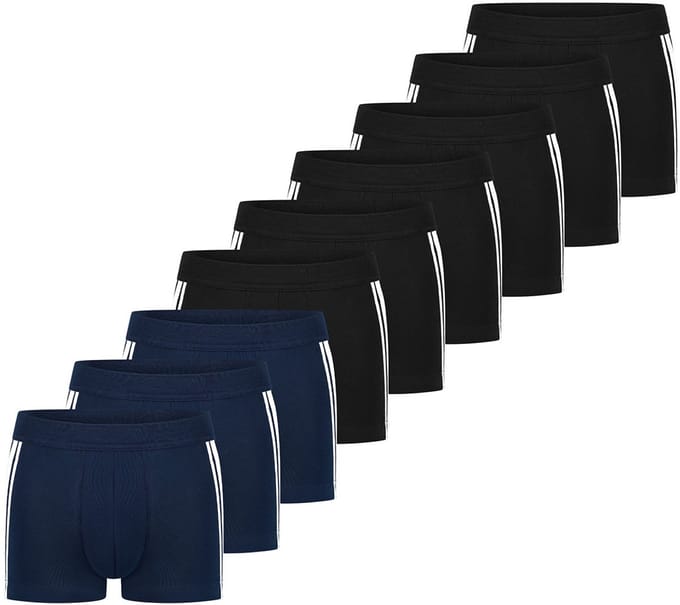 Schiesser Heren retro short / pant 9 pack 95/5 Stretch - Cotton
