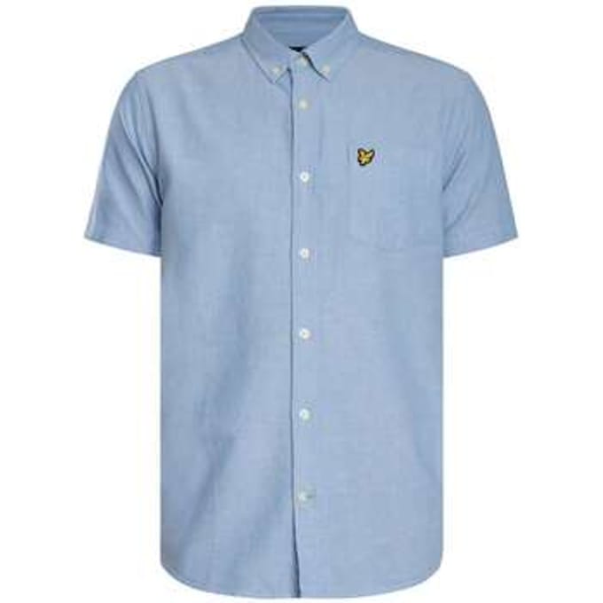 Overhemd Korte Mouw Lyle &amp; Scott Oxford-shirt met korte mouwen