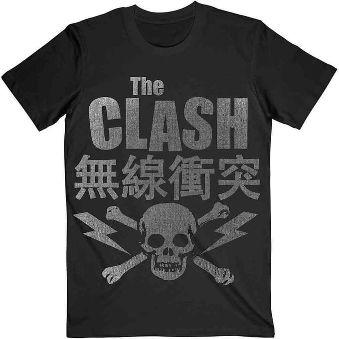 The Clash - Skull & Crossbones Heren Tshirt - 2XL - Zwart