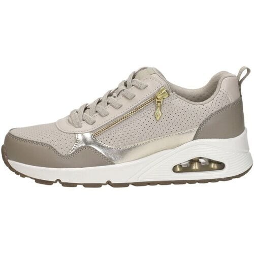 Skechers Skechers Uno Metallic Sliders Zip Sneakers taupe