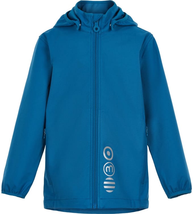 Minymo - Softshell jas voor kinderen - Donkerblauw - maat 128cm
