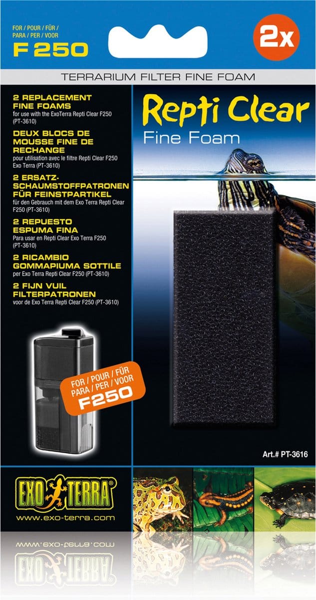 Exo Terra Foampatroon Repti Clear F250 2 stuks Fijn
